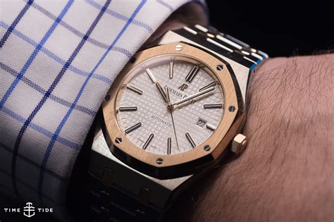 audemars piguet royal oak two tone replica|audemars piguet alternative.